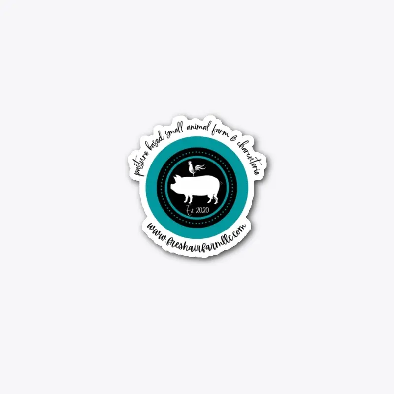 Fresh Air Farm Die Cut Sticker