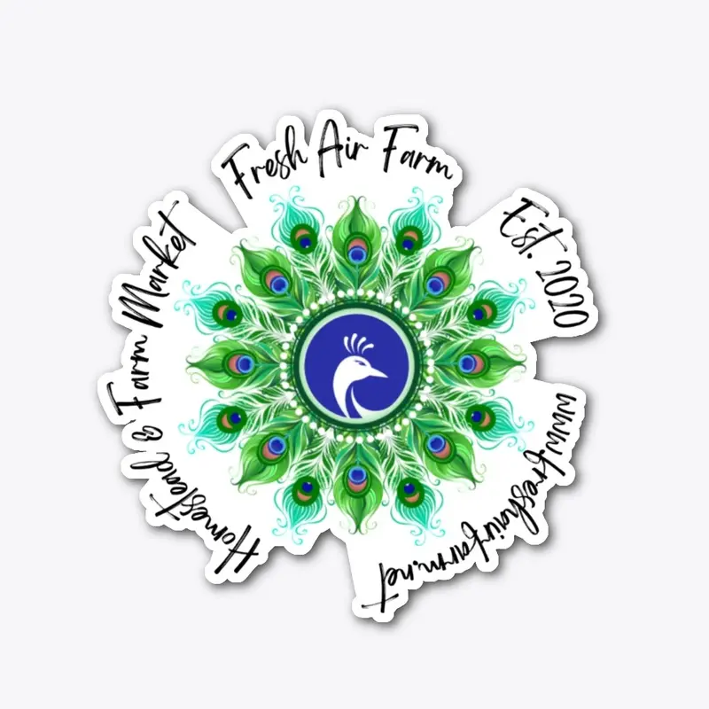 Fresh Air Farm Peacock Logo